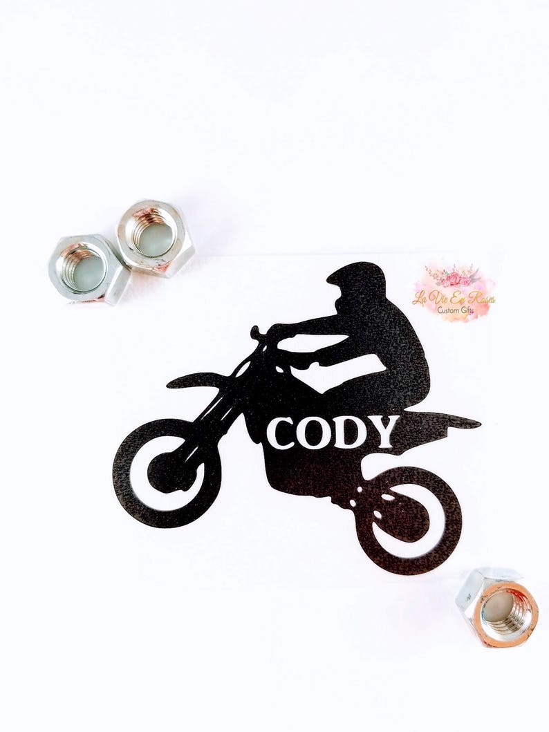 Dirt Bike Name Decal Custom Name Decal Motocross Decal Dirt Etsy