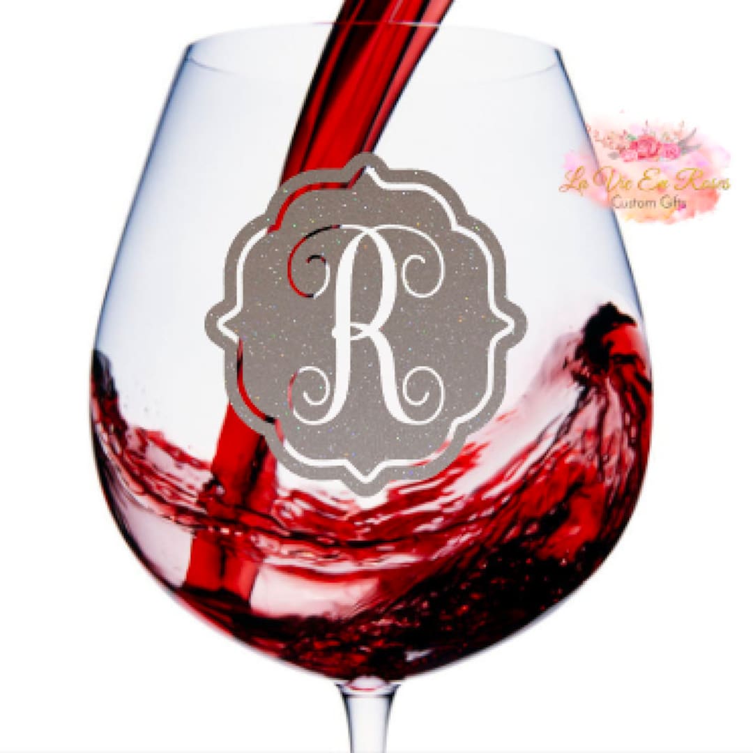Wine Glass Decals Bachelorette Party Custom Decal Sticker Wedding