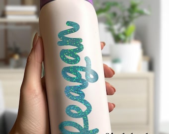 Custom Name Decal for Kids Water Bottle | Personalized Vinyl Decal Sticker | Playful Fonts for Children