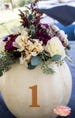 Wedding Centerpiece Pumpkin Decal, Table Number, Fall Wedding Decor, Autumn, Thanksgiving, Wedding Decorations 