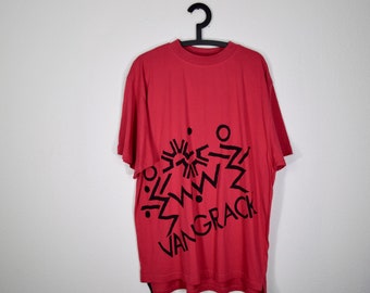 Buy 90s New With Tag VAN GRACK Vintage T-shirt NWT Dead Stock 直販最安価格 90s VANGRACK black Lsize denimjacket Gジャン/デニムジャケット