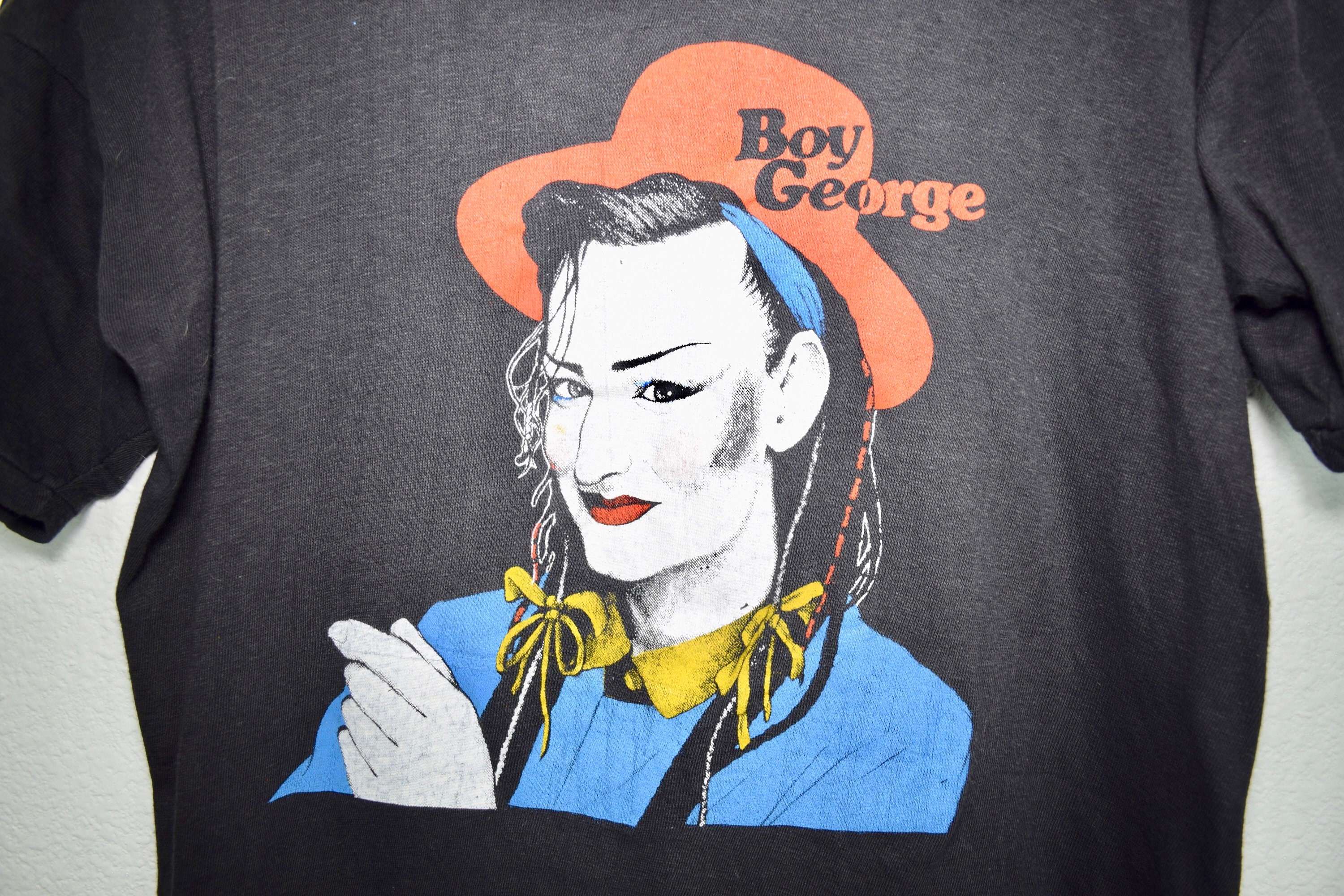 80s Rare Vintage BOY Tshirt Size Small / Culture Club Etsy