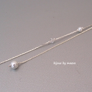 Wedding Bridal Jewelry for Bridal Necklace with Pearl and Crystal Beads