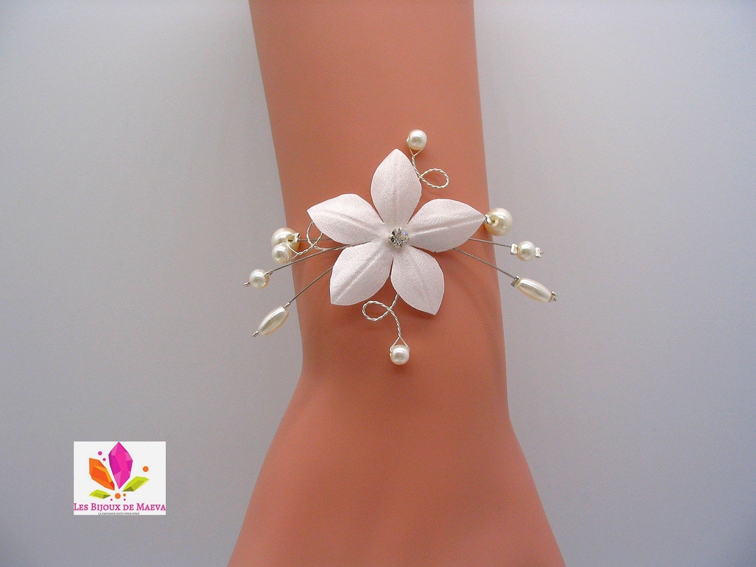 Bracelet Perles Ivoire Et Bordeaux Pour Mariée Ou Soirée - Élégant Et Pas Cher - Neuf Avec étiquettes