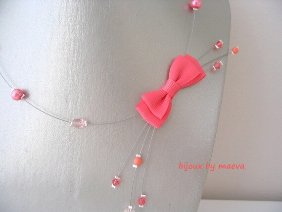 Coral color costume jewelry deals