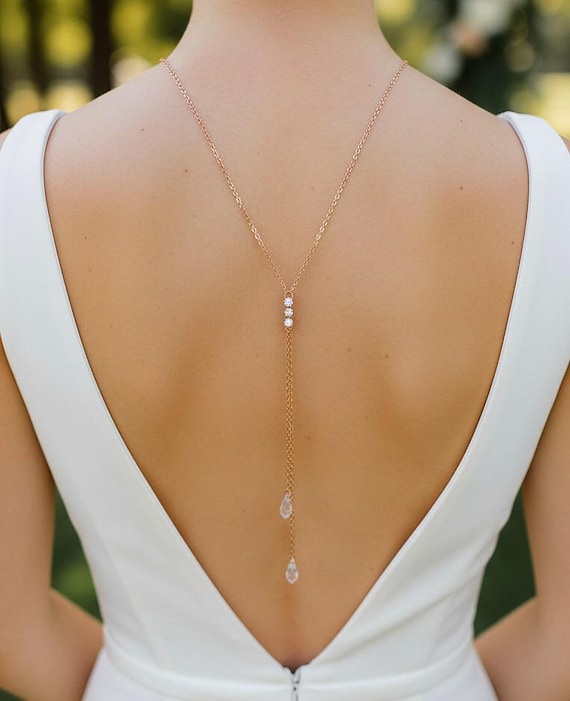 slim fit dress slacks Petit Garden Necklace in 18K Rose Gold with Diamonds main image 0