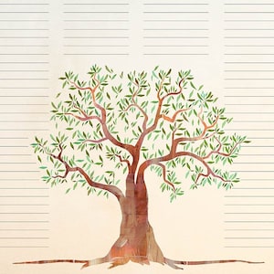 Hochzeitsurkunde Baum Quaker Heiratsurkunde Sommerbaum bei Twilight