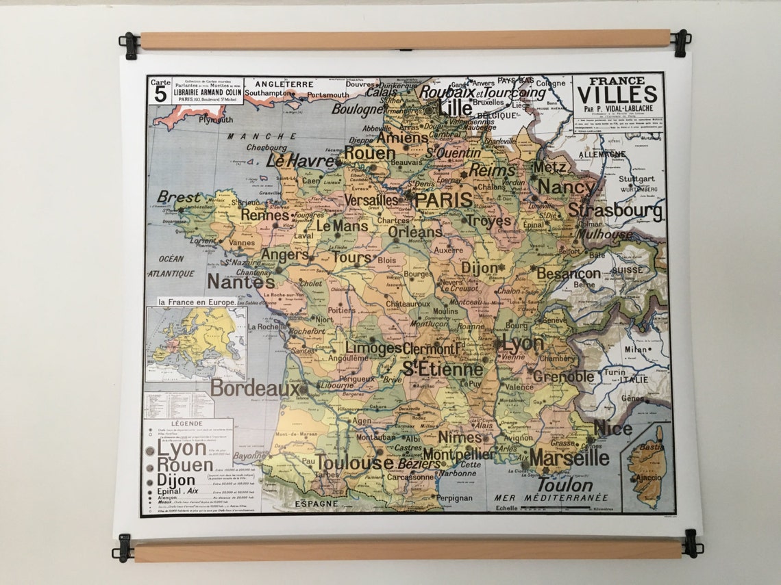 Anciennes cartes de Bourgogne-Franche-Comté