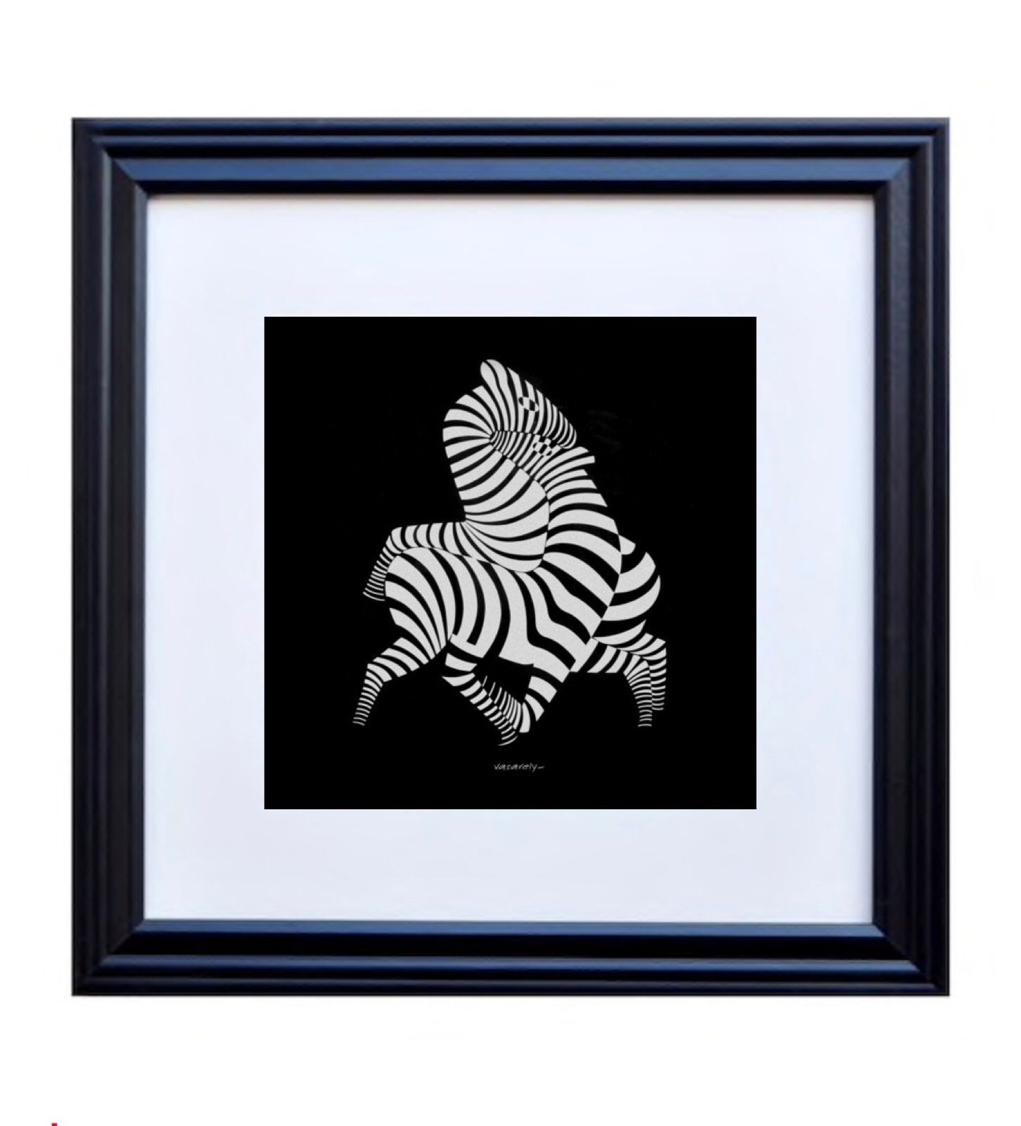 Victor Vasarely, Duo Zebra, Signed, Cast Paper, Limited Edition 45/150 ...