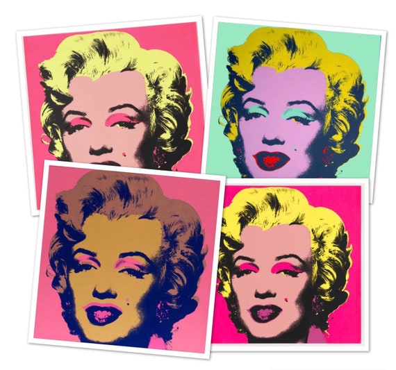 Marilyn monroe outlet painting andy warhol