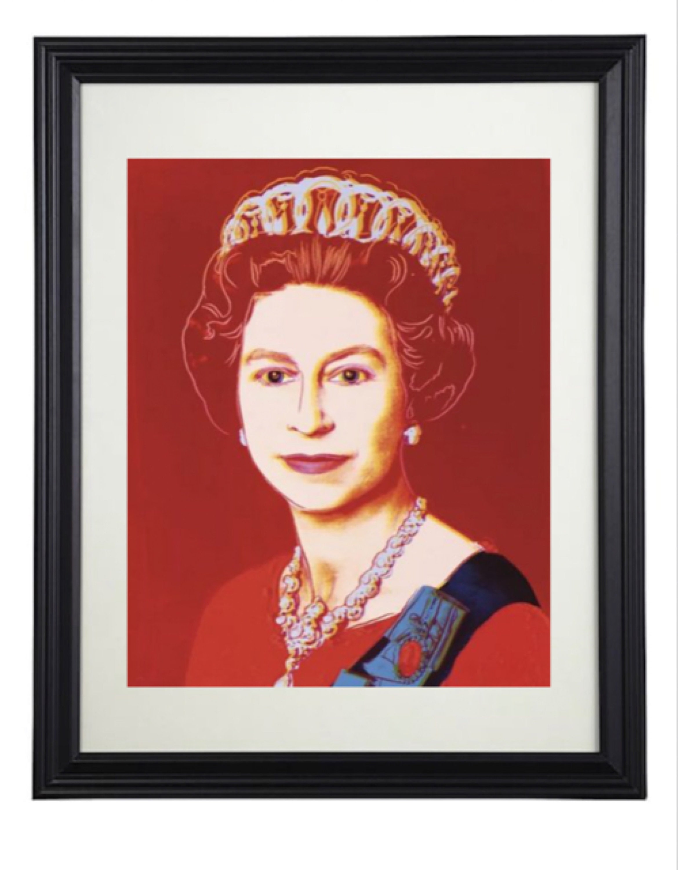 Queen Elizabeth Warhol Lithograph Collection - Etsy