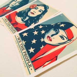 We the people art poster print 3pc Historic collection image 2