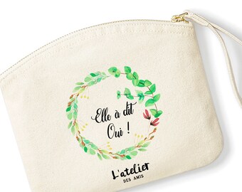 Kit de boda de algodón orgánico T37W, kit de algodón orgánico, bolsa de tocador, kit de regalo, kit de nacimiento, kit de despedida de soltera