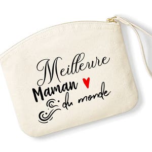 T7W World's Best Mom Kit, Organic Cotton Kit, Toiletry Bag, Kit, Customizable Kit, Mother's Day