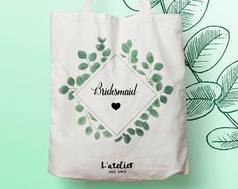 W103Y Tote bag custom wedding, Bridesmaid bags, Wedding Bags, Bridal Party Gifts, Personalized Handbags, Bridesmaid Gifts,  atelier des amis