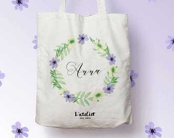 W116Y wedding bag, custom tote bag, sac fourre-tout, sac à langer, sac evjf, tote bag evjf, sac courses, sac en coton