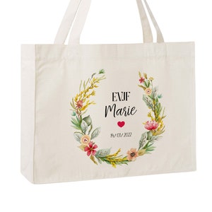 C84W caba evjf customizable, custom bag, tote bag, wedding bag, bridesmaid, tote bag evjf, cotton bag, bridesmaid bag, tote bag