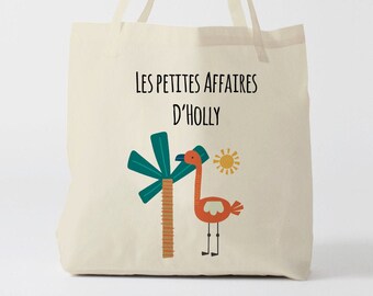 X927Y Tote bag Personnalisé enfant, tote bag école, sac de toile cabas, sac à doudou , sac pour habits enfant, tote bag crèche, sac crèche