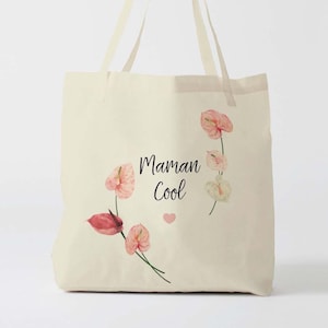 X1032Y tote bag mom cool, customizable cotton, tote bag to offer for shopping, customizable gift
