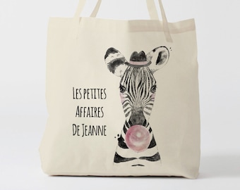 X636Y Customizable child tote bag, canvas bag, Easter bag, changing bag, shopping bag, school bag, beach bag, shopping bag