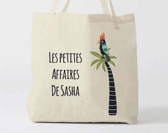 X1037Y Tote bag Personnalisé enfant, tote bag école, sac de toile cabas, sac à doudou , sac pour habits enfant, tote bag crèche, sac crèche