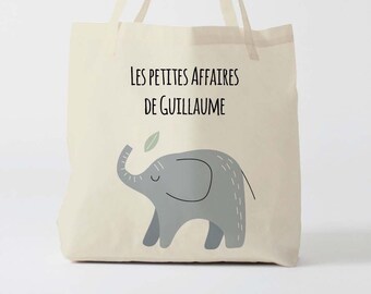 X1381Y Tote bag personnalisable enfant, tote bag école, sac et caba, sac à doudou , sac pour habits enfant, tote bag crèche, sac crèche