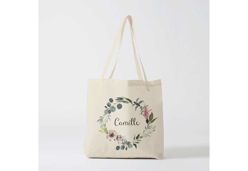 X642Y Tote bag Personnalisé, sac de toile cabas, sac demoiselle d'honneur , marié mariage,Tote Bag,fourre-tout personnalisé, tote bag evjf image 1