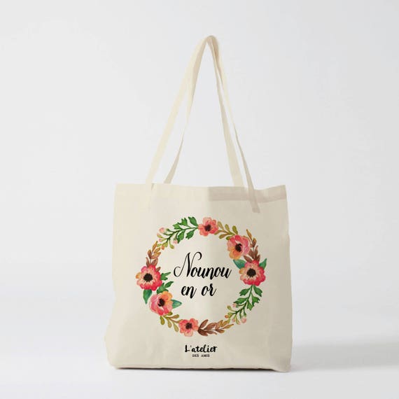 W120Y Tote bag Personalized, canvas bag cabas, bridesmaid bag, wedding  bride,Tote Bag, custom tote bag evjf