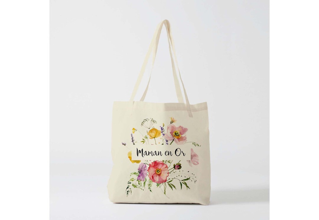 X1229Y Customizable Mom Tote Bag, Custom Tote Bag, Tote Bag