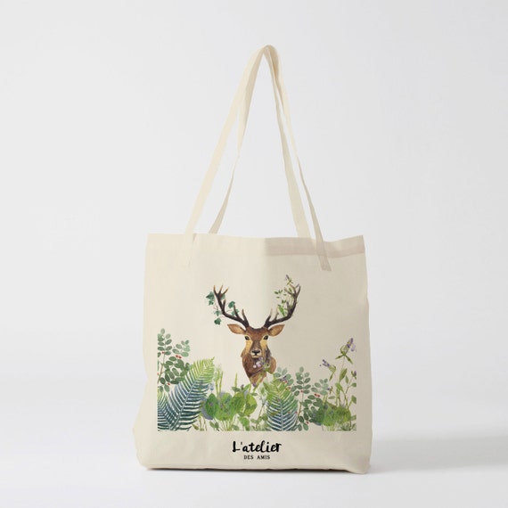 antler tote bag
