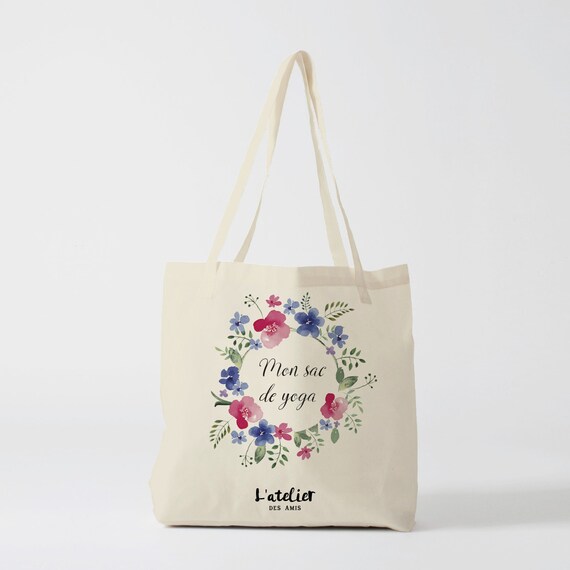 X176Y Yoga Tote Bag, Custom Tote Bag, Tote Bag, Beach Bag