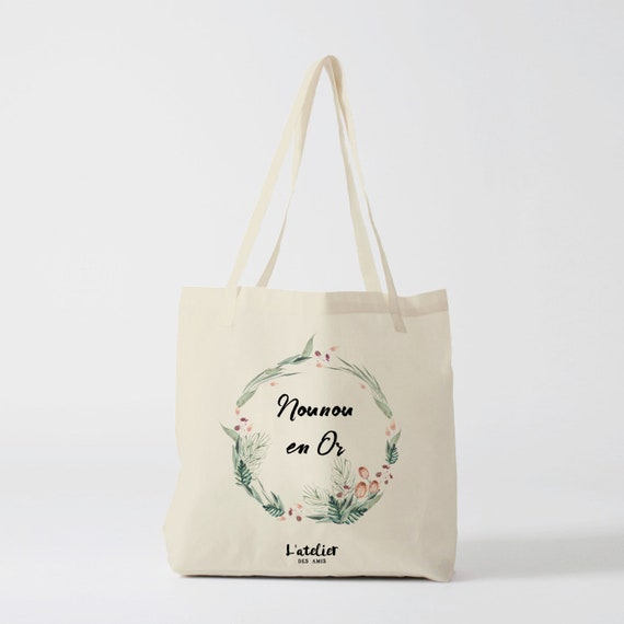 W151Y Tote Bag Personalized Canvas Bag Cabas Bridesmaid Bag 