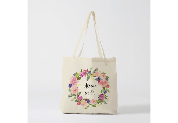 X886Y tote bag atsem goud tote bag katoen atsem tote bag verschoontas katoenen draagtas zomertas zomertas katoenen tas Etsy Nederland