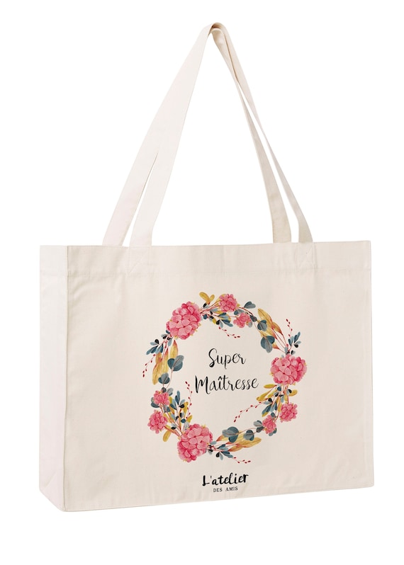 C27W Caba Personalized Mistress Canvas Bag Cabas Cotton Bag 