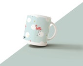 M4T Mug pink Flamingo, coffee Flamingo, tea, cup tea, gift idea, tea time, cooking, funny mug, coffee and Tea Cup
