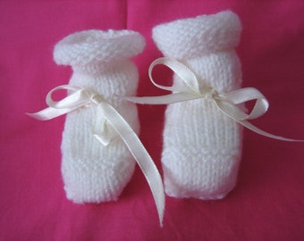 Chaussons bébé laine layette Bergère de France