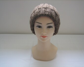 100% natural organic wool cap