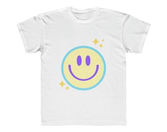 Girls smiley face tee