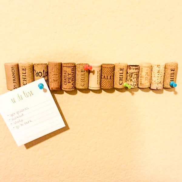 Wine Cork Corkboard / Wine Cork bulletin board  / Wine cork note board  / Office decor / Stocking Stuffer / Hostess Gift / Wine Lover Gift