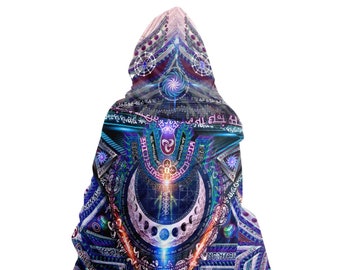 Vishuddha | Täcke med huva för halschakra