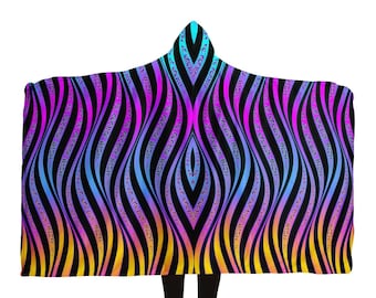 Xenowave Hooded Blanket Sherpa