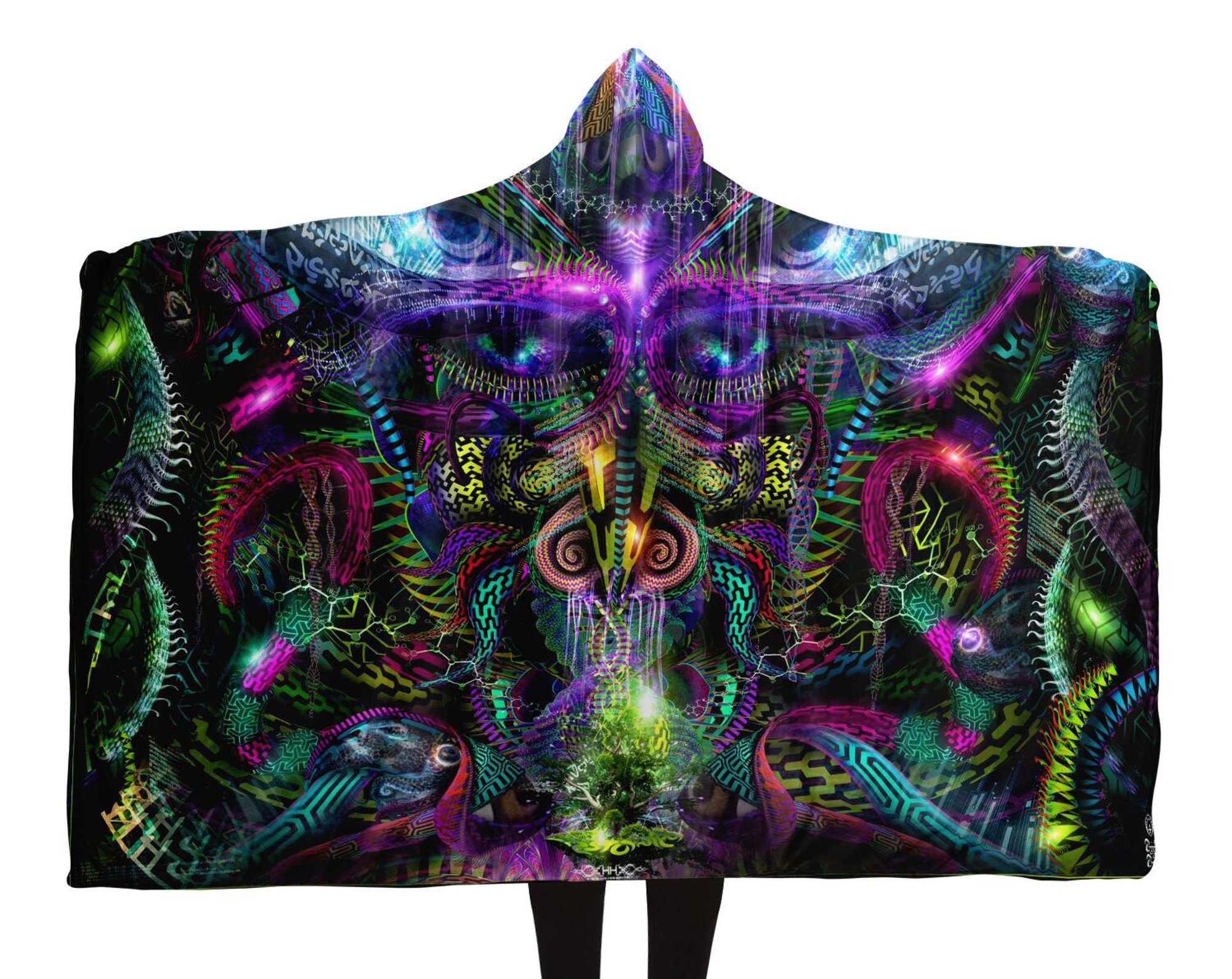 Discover Primordial Archetype Hooded Blanket