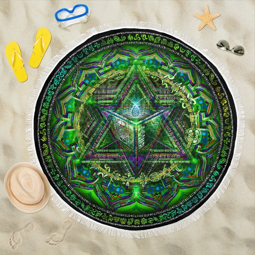 Anahata | Heart Chakra Beach Blanket Towel