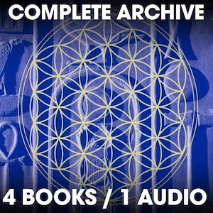 Esoteric PDF Book Bundle: Flower of Life Vol 1 & 2 + Living in the Heart + Serpent of Light | Metaphysical Spiritual Wisdom | RARE Audio!