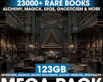 The Library of Alexandria – Ultimate Esoteric Digital Archive (123GB, 23,000+ eBooks on Alchemy, Magick, UFOs, Tantra, Gnosticism & More