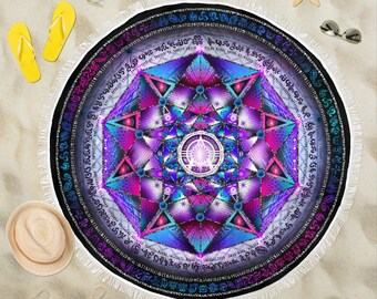Arcturian Template Beach Blanket Towel