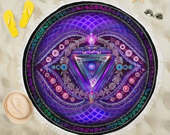 Ajna | Third Eye Chakra Beach Blanket Towel