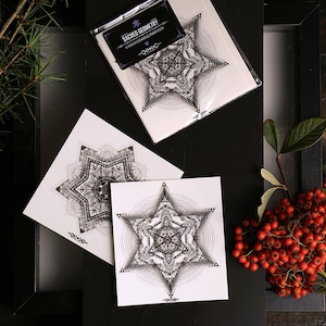 Transparent Sacred Geometry Sticker Pack (10 Stickers)