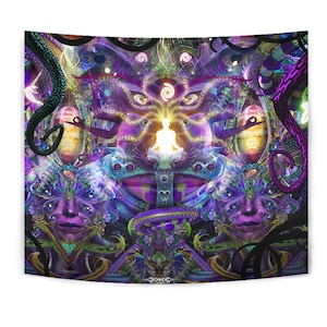 Coincidentia Oppositorum Tapestry Wall Hanging Backdrop