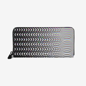 Shockwave cuero cremallera cartera vegana amigable